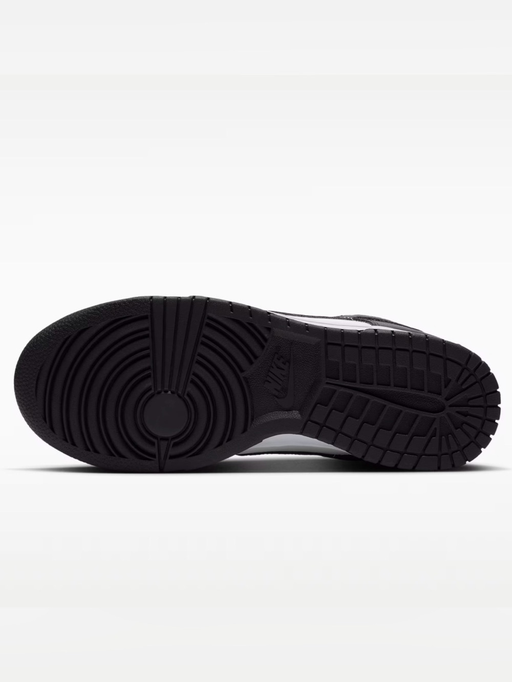 Nike Low-Top Black and White Leather Sneakers - Picture 2 of 5